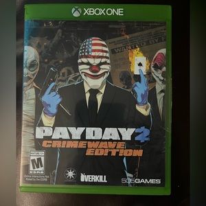 XBOX ONE PAYDAY CRIMEWAVE EDITION GAME PREOWNED NO SCRATCHES